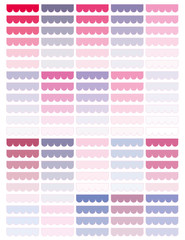  Minimalistic printable shop flags planner stickers for all kind of planners ,notebooks,scrapbooks,school,paper,agendas,fabric etc.