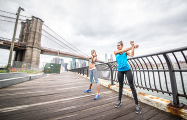 Women training in Manhattan