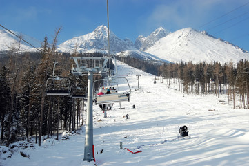 Lift in Tatranska Lomnica. © dragunoff