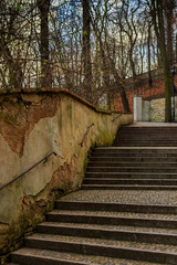 Alte Treppe im Park