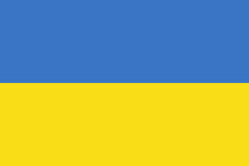 Vector of Ukrainian flag.