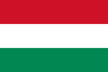 Vector of Hungarian flag.