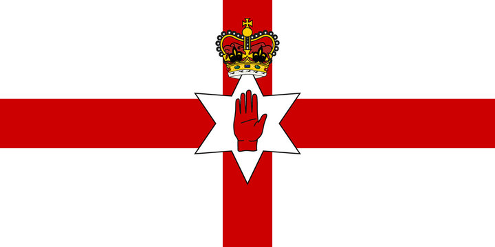 Vector of Northern Ireland flag.