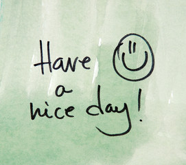 have a nice day
