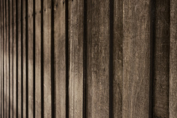 Old wood texture perspective blur background