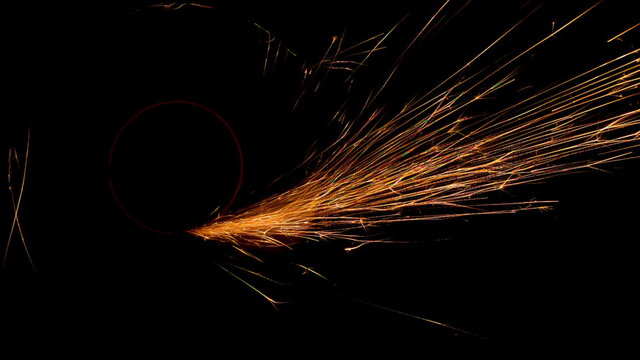  strong stream of sparks 