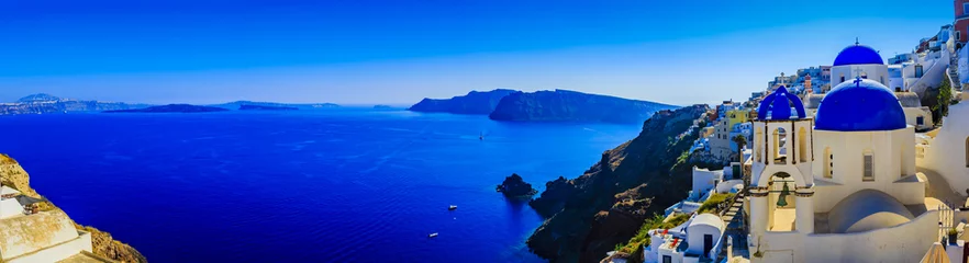 Poster Santorini, Griekenland - Oia, panorama © Gorilla