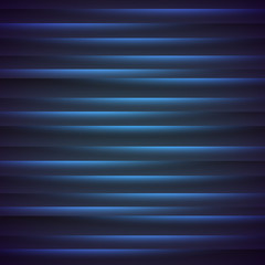 Abstract glowing stripes dark background.