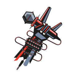 Hand with a microphone