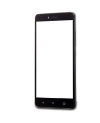 smartphone with white screen 