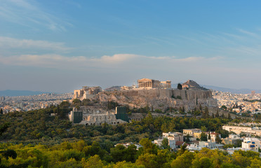 Fototapeta na wymiar The Acropolis of Athens