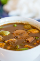 Yellow Curry with Fish Thai Southern Style Food