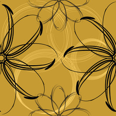Flowers seamless pattern. © Artlu