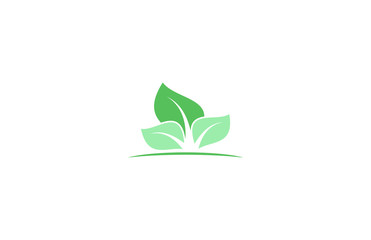 leaf eco green logo