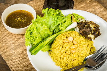 Biryani goat meat