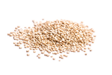 Heap of quinoa, healthy vegan food concept