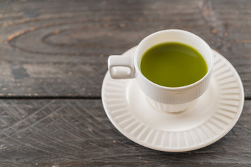 hot matcha