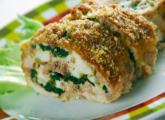 Hackbraten . close up