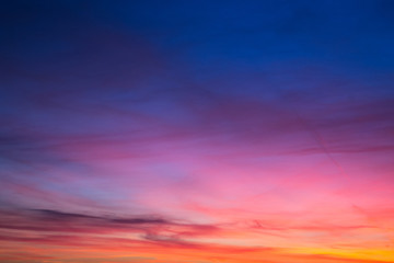 Fototapeta premium wieczorny zachód słońca