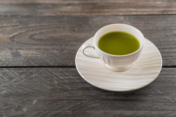 hot matcha