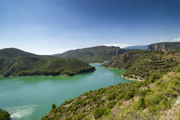 Fototapeta na wymiar Noguera (Catalunya), river