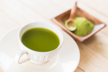 hot matcha