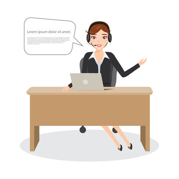business woman character at office work. business character.