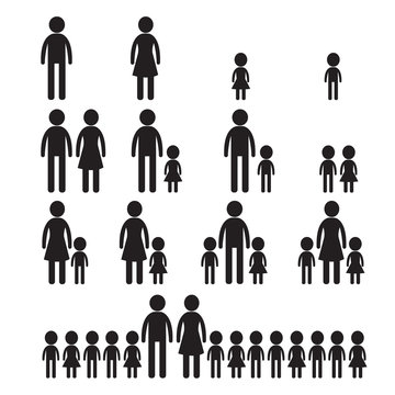 Family Icon  Illustration design
