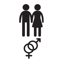 Gender Icon people icon Illustration design