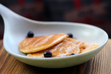 Pancakes with berries