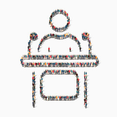  people  man presentation conference icon