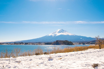 Mt.Fuji in winter season