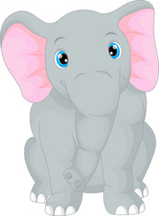 cute baby elephant cartoon 