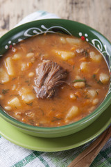 Bean soup with meat