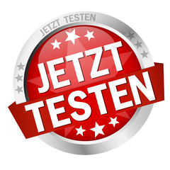button with text Jetzt Testen