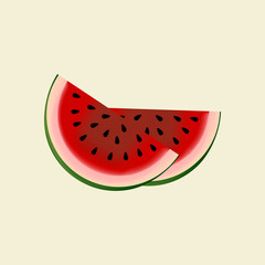 Watermelon Fruit Icon