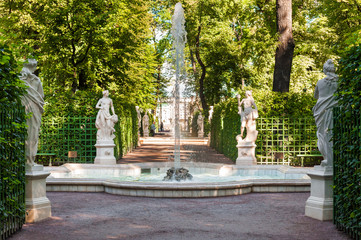 Obraz premium Summer Garden, St Petersburg, Russia
