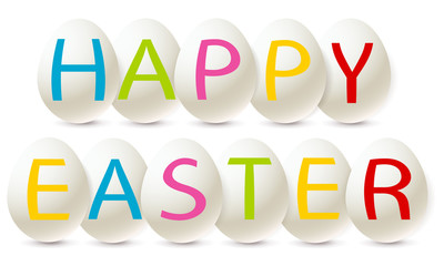 Happy Easter eggs