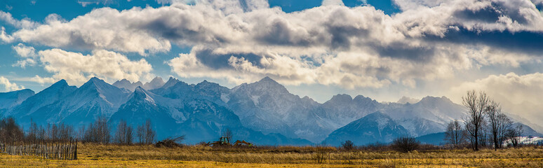 Fototapeta Panorama górska Tatry obraz