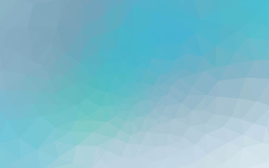 Fototapeta premium Blue polygonal design pattern, which consist of triangles and gradient in origami style.