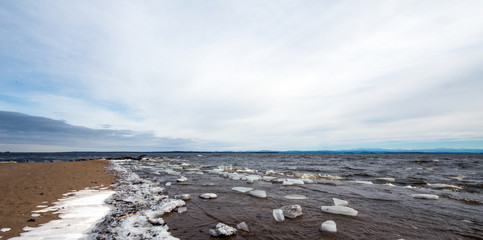Lake Champlain early spring