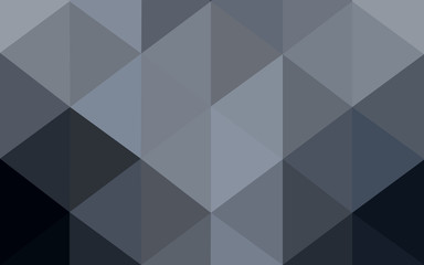 Gray polygonal design pattern, which consist of triangles and gradient in origami style.