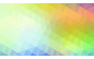 Multicolor polygonal design pattern, which consist of triangles and gradient in origami style.