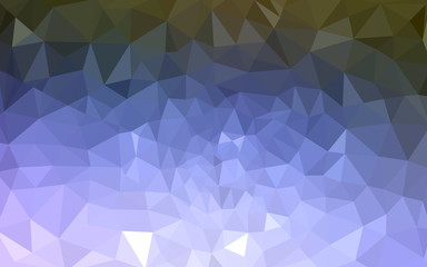 Multicolor pink, green polygonal design pattern, which consist of triangles and gradient in origami style.