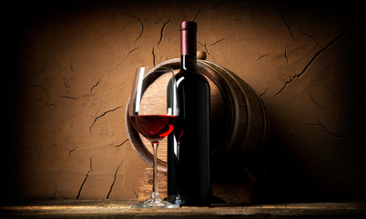 Old wine in cellar