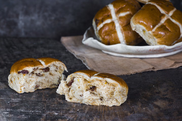 Easter hot cross buns