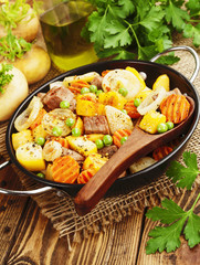 Meat stew with vegetables