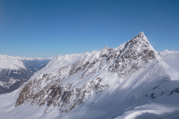 Gebirge in Obergurgl / Hochgurgl im Winter