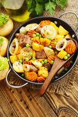 Meat stew with vegetables