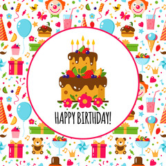 Seamless Birthday Pattern